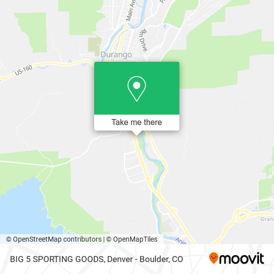 Mapa de BIG 5 SPORTING GOODS