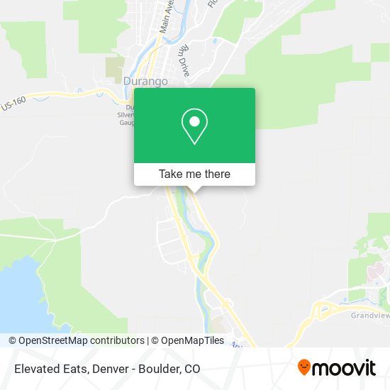 Elevated Eats map
