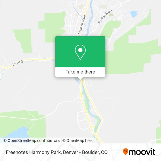 Mapa de Freenotes Harmony Park