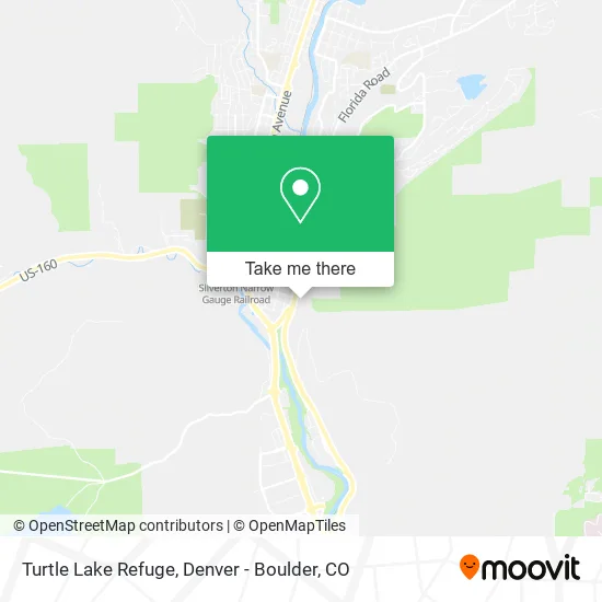 Turtle Lake Refuge map