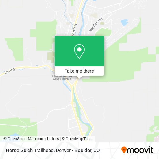 Mapa de Horse Gulch Trailhead