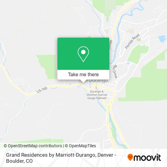 Mapa de Grand Residences by Marriott-Durango