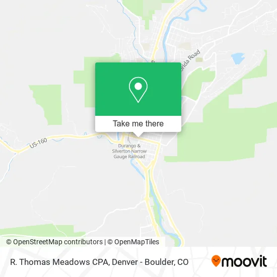 R. Thomas Meadows CPA map