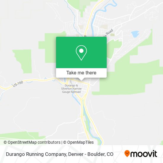 Durango Running Company map
