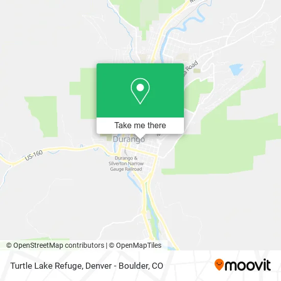 Turtle Lake Refuge map