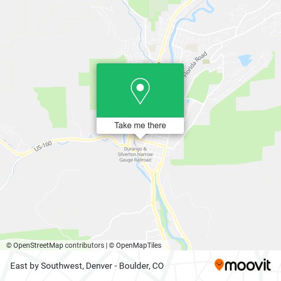 East by Southwest map