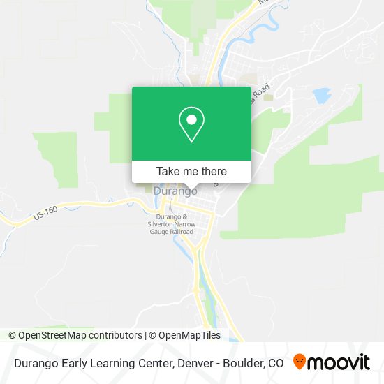Mapa de Durango Early Learning Center