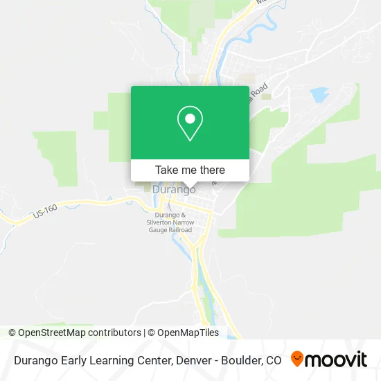 Durango Early Learning Center map