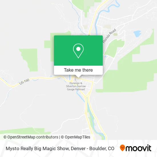 Mysto Really Big Magic Show map