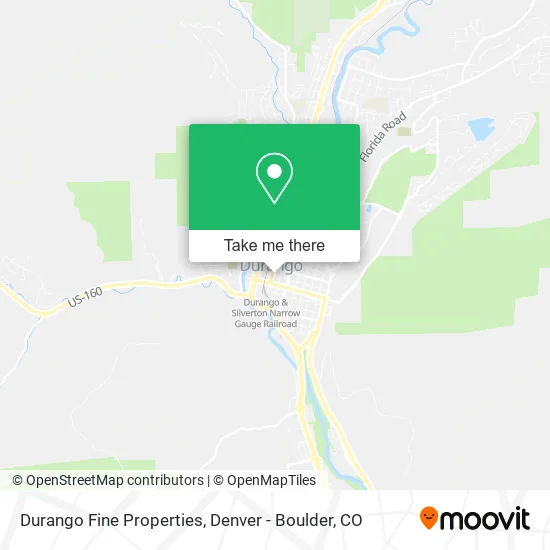 Durango Fine Properties map