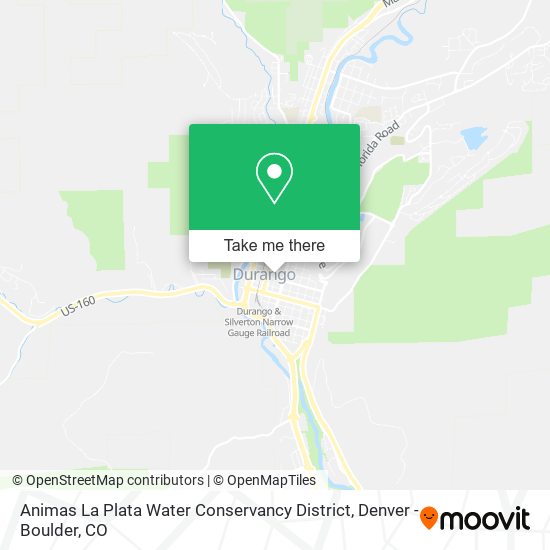Animas La Plata Water Conservancy District map