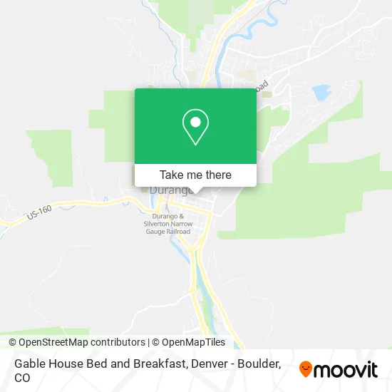 Gable House Bed and Breakfast map