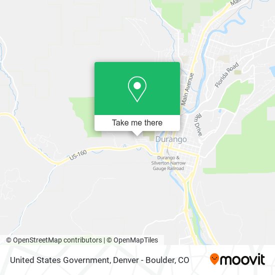 Mapa de United States Government