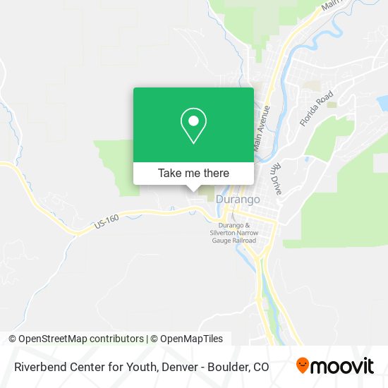 Riverbend Center for Youth map