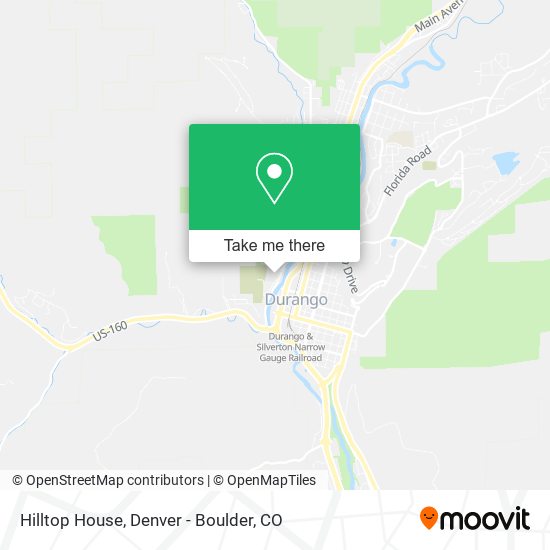 Mapa de Hilltop House