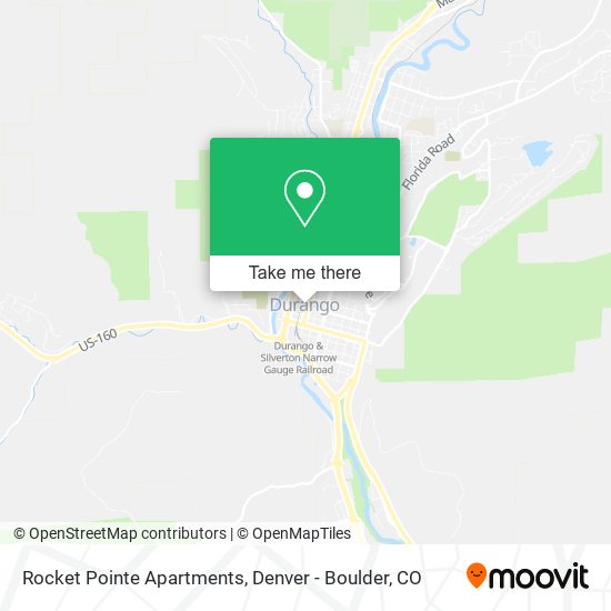Mapa de Rocket Pointe Apartments