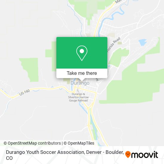 Durango Youth Soccer Association map