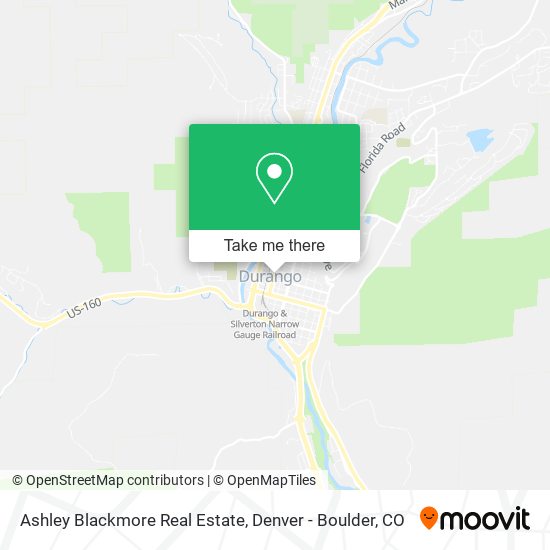 Mapa de Ashley Blackmore Real Estate