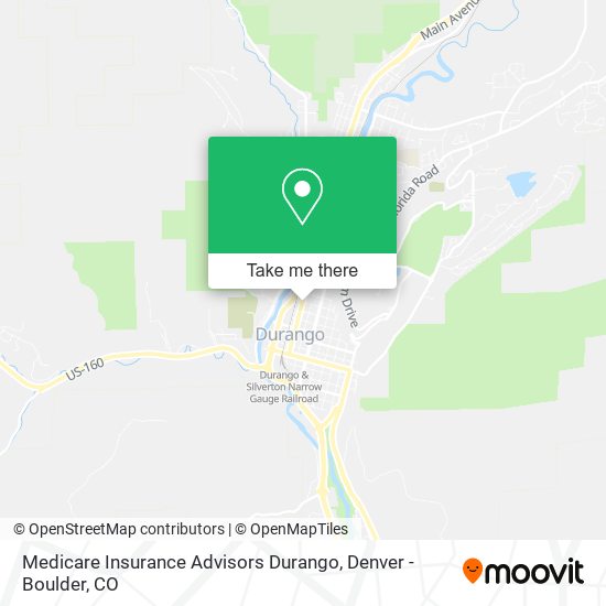 Medicare Insurance Advisors Durango map