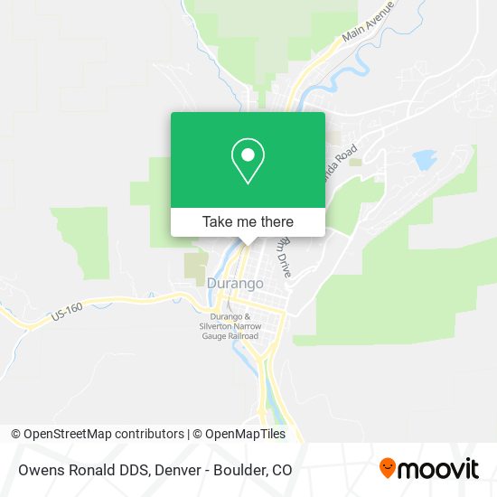 Owens Ronald DDS map