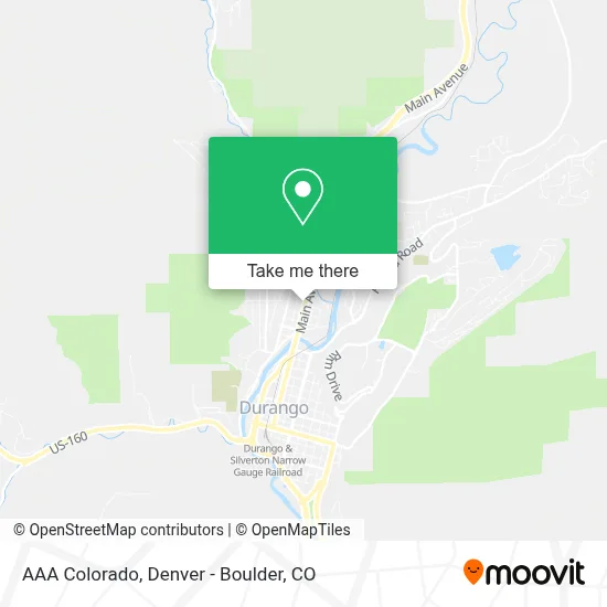 AAA Colorado map