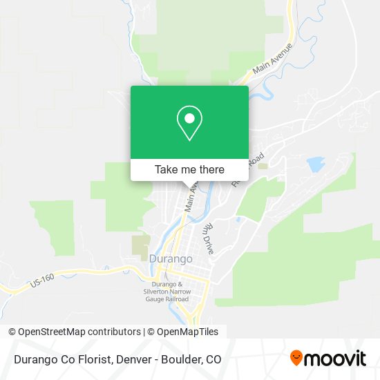 Durango Co Florist map