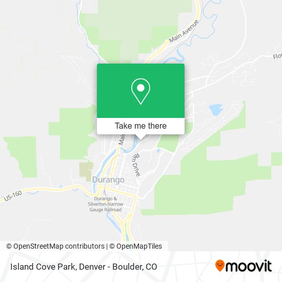 Island Cove Park map