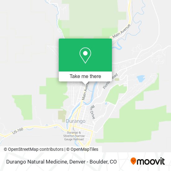 Durango Natural Medicine map