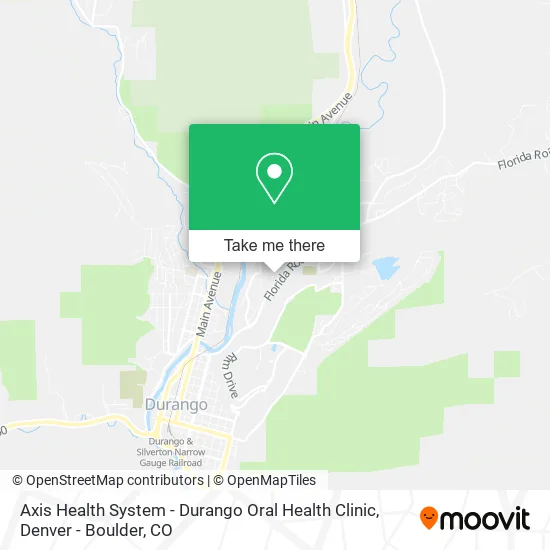 Axis Health System - Durango Oral Health Clinic map