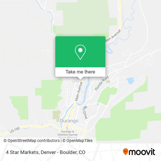 Mapa de 4 Star Markets