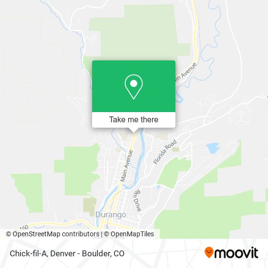 Mapa de Chick-fil-A