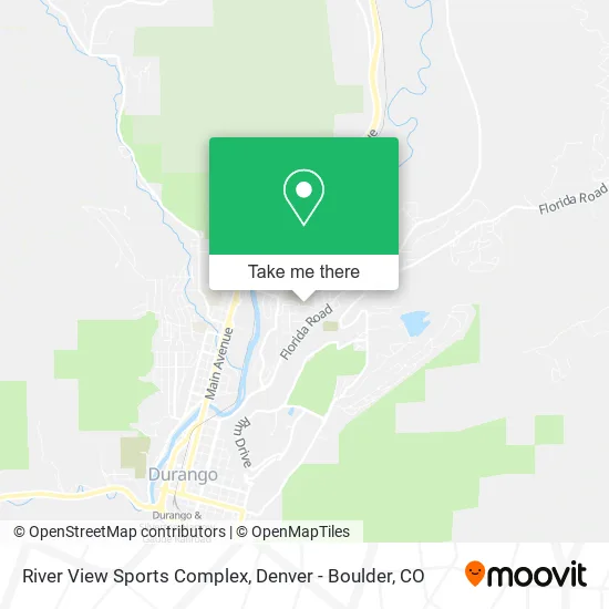 River View Sports Complex map
