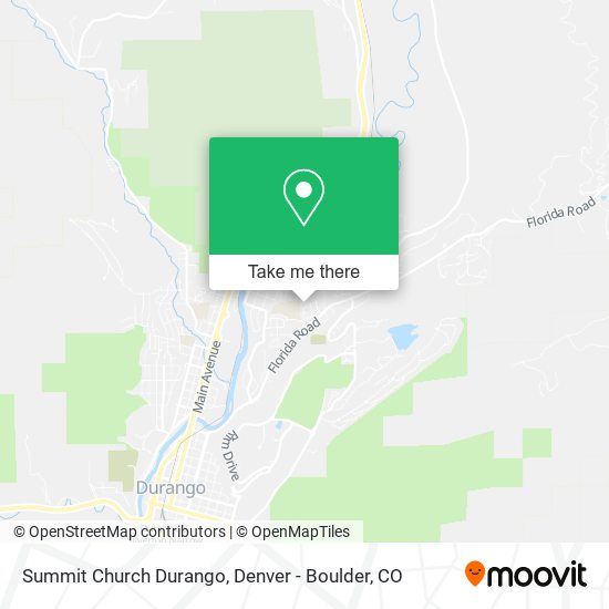 Summit Church Durango map