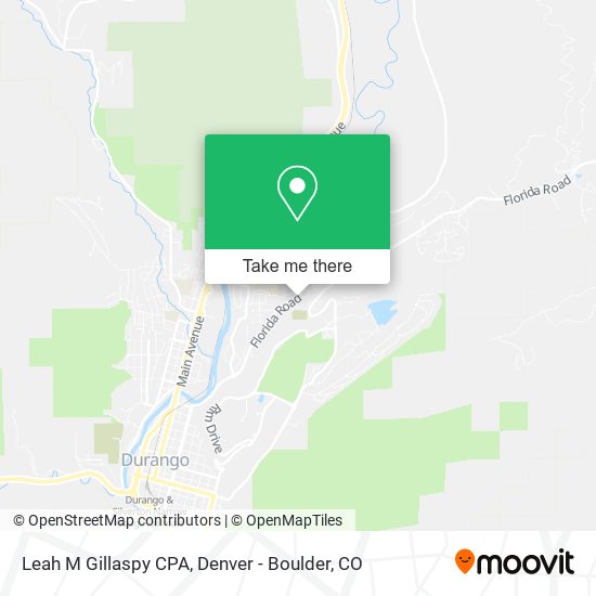 Leah M Gillaspy CPA map