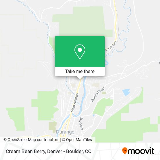 Mapa de Cream Bean Berry