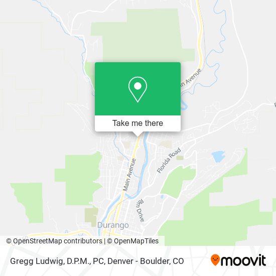 Mapa de Gregg Ludwig, D.P.M., PC