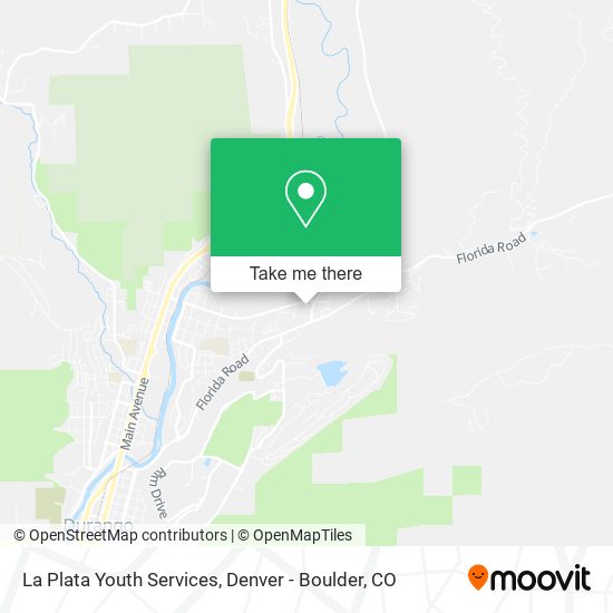 La Plata Youth Services map