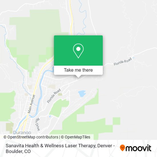 Sanavita Health & Wellness Laser Therapy map