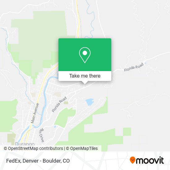 Mapa de FedEx
