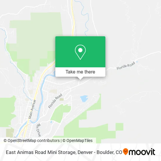 East Animas Road Mini Storage map