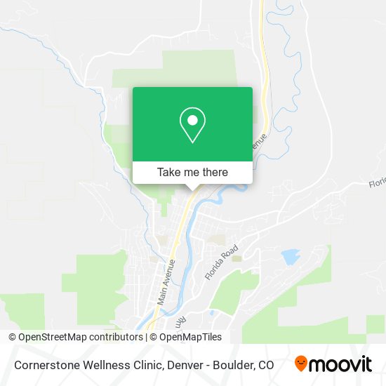 Cornerstone Wellness Clinic map