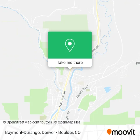 Baymont-Durango map