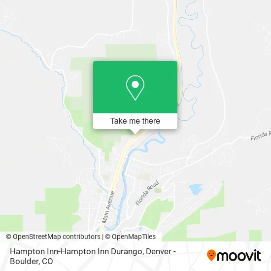 Hampton Inn-Hampton Inn Durango map