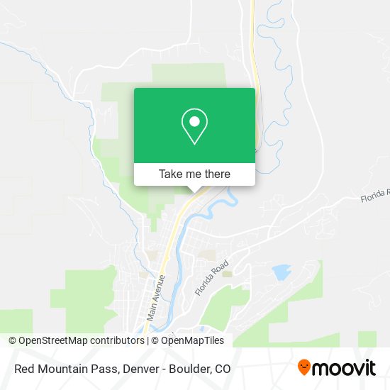 Red Mountain Pass map