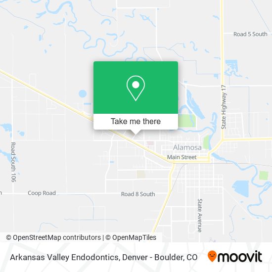 Arkansas Valley Endodontics map