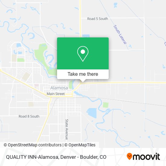 QUALITY INN-Alamosa map