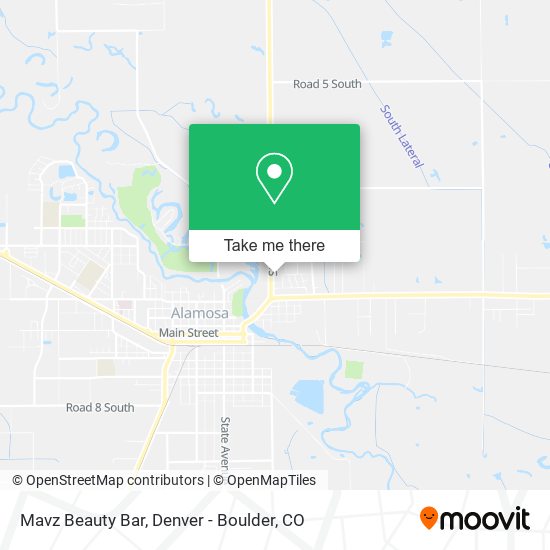Mavz Beauty Bar map