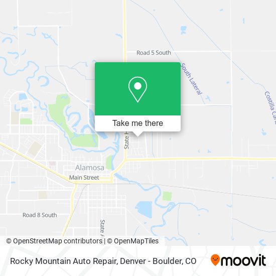 Mapa de Rocky Mountain Auto Repair