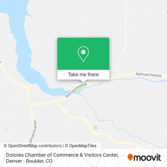 Dolores Chamber of Commerce & Visitors Center map