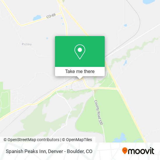 Spanish Peaks Inn map